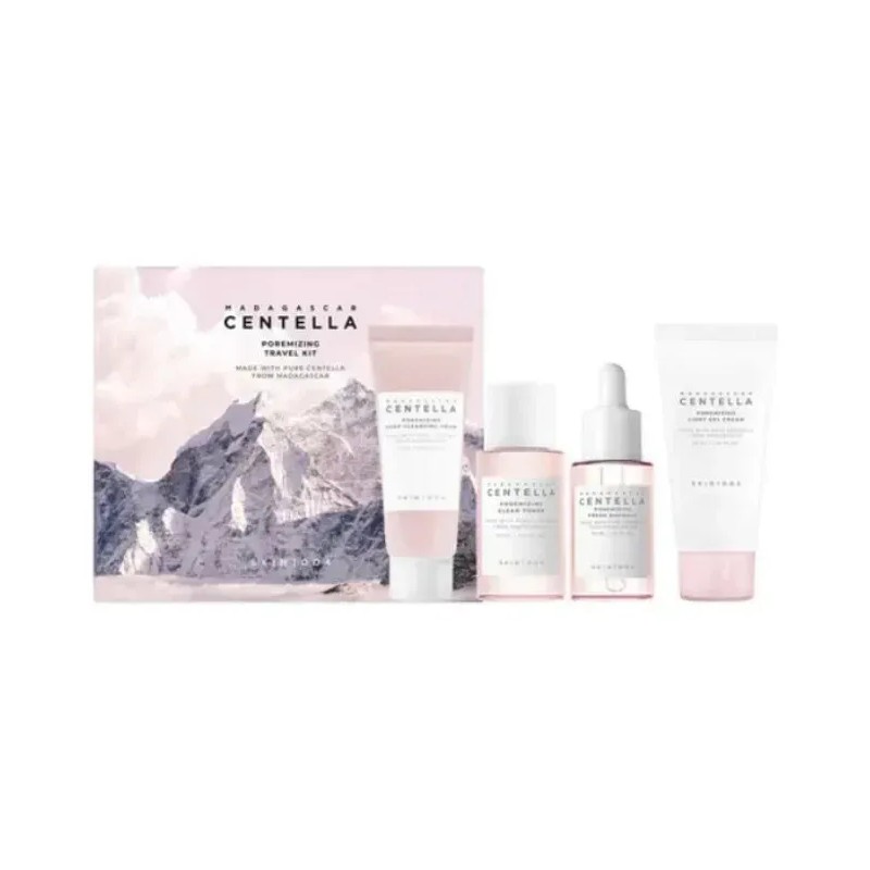 Skin1004 Madagascar Centella Poremizing Travel Kit 4 Piezas