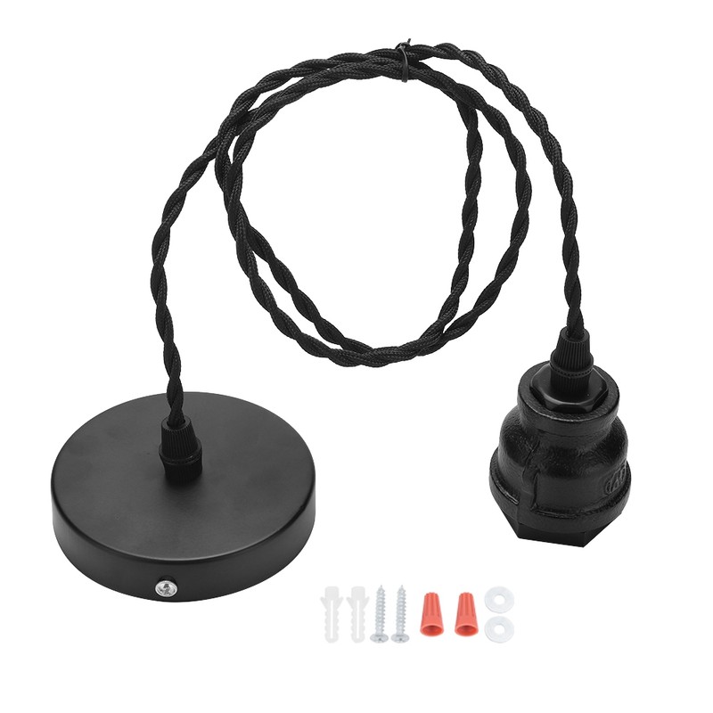 E27 Retro Style Ceiling Light Iron Pendant Lamp Fixture for