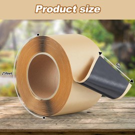 Mooliwe Pond Liner Seam Tape 6" x 25' Self Adhesive Double Sided Pond Seam Tape Liner Repair Adhesive for Epdm Patch Cover Sealer Garden