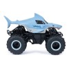 Carro A Control Remoto Monster Jam escala 1:24, Megalodon Azul