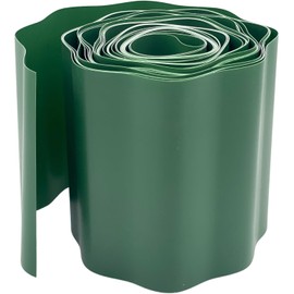 FJmark Root Retention Sheet, Flower Beds, Gardening, Enclosure, Soil Fastening, Fence, Wave Edge (Green, 5.9 x 3.9 ft (15 x 9 m)