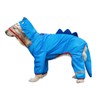 Dog Raincoat with Hood & Collar Hole & Safe Reflective