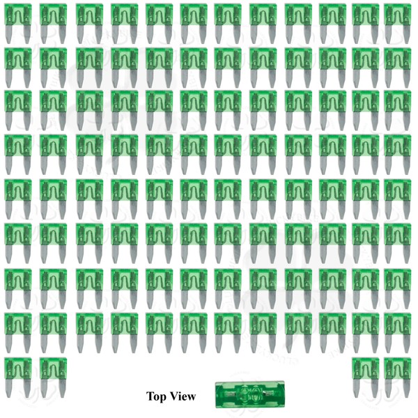 100x Mini Blade Fuse APM ATM 30A Amp Motorcycle Automotive