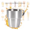 280ml Durable Stainless Steel Double Layer Bar Beer Handle Cup
