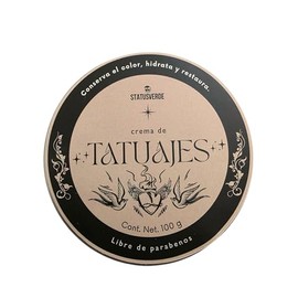 Crema para Tatuajes con Pantenol y Manzanilla | Hidratante y Suavizante | 200 g