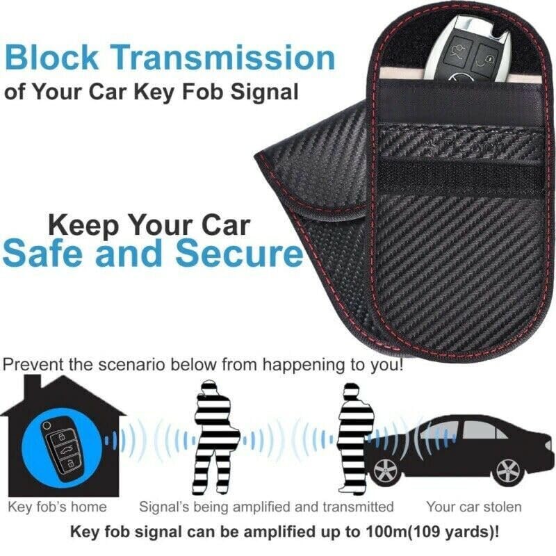 1 X Pc Faraday Pouch Car Key Signal Blocker Pouch