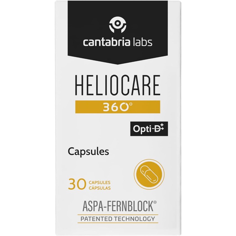 Heliocare 360 Oral Skin Supplement 500mg – Advanced Antioxidant Formula,