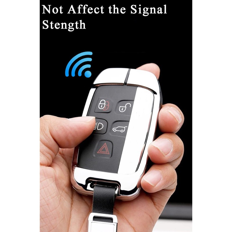 SANRILY Keyless Key Cover for Land Rover LR4 for Jaguar