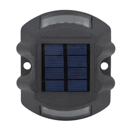 Solar Dock Light IP68 Waterproof Aluminum Alloy Driveway Road Stud Lamp High Brightness LED Solar Deck Lights for Outdoors Blue Light