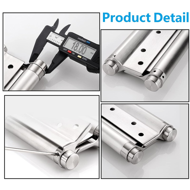 Swing Door Hinge Stainless Steel Double Action Spring Hinge Door