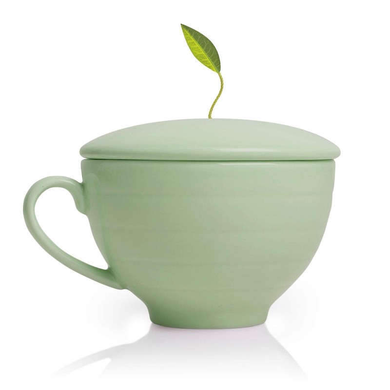 Tea Forte Fleur 3-Piece Premium Tea Gift Set with Pale