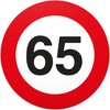 DankeDir! 65th Birthday Plastic Sign (20 x 20 cm) Birthday