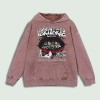 Vertebrae Graphic Hoodie 100% Cotton US Warehouse 6 ColorsColor: Brown,