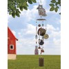 Sunset Vista Designs 92399 Farm Cat - Campana de Viento