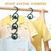 80 Pack Baby Hangers for Closet Kids Clothes Space Saving