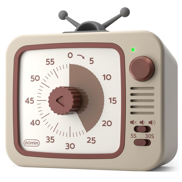 LIORQUE Visual Timer for Kids, 60-Minute Countdown Timers for Classroom