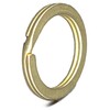 Double Ring Brass Key Holder Parts, Made in Japan, Solid