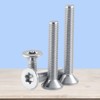Kadimendium M4 Star Flat Head Screws Stainless Steel Countersunk Machine