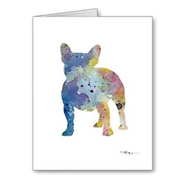 DJ Rogers Fine Art French Bulldog - Set of 10 Note Cards With Envelopes