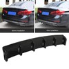93cm Rear Bumper Diffuser Carbon Fiber Pattern Sporty Style Shark