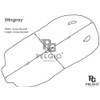 Pelgio Genuine Polished Stingray Skin Leather Hide