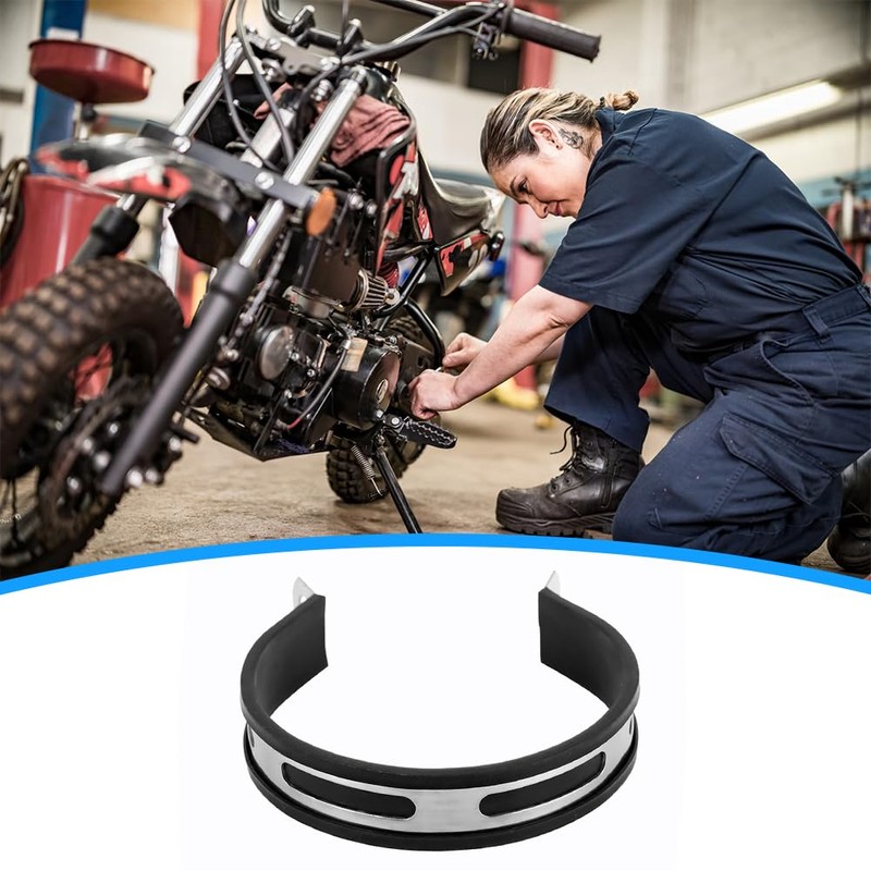 Tiiyee Universal Motorcycle Exhaust Bracket, Exhaust Clamp, Motorcycle Exhaust Bracket,