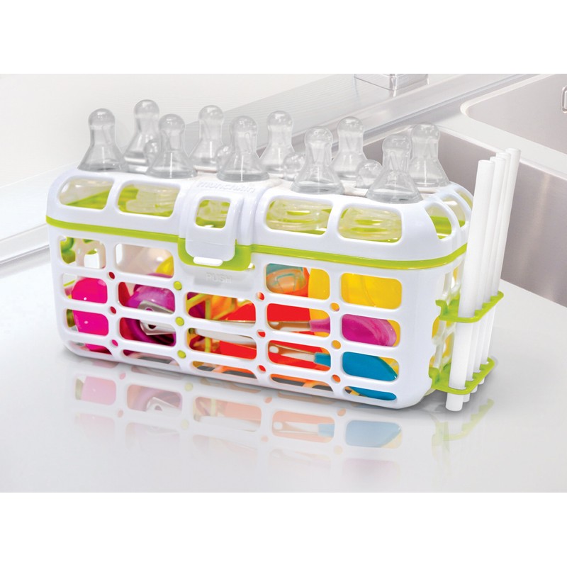 Munchkin Deluxe Dishwasher Basket, Colors May Vary