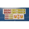 S&M Bikes Dirt Bike BMX Decal Set