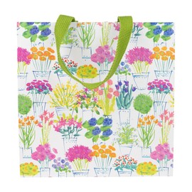 Caspari Flower Market Medium Square Gift Bags - 2 Gift Bag Included