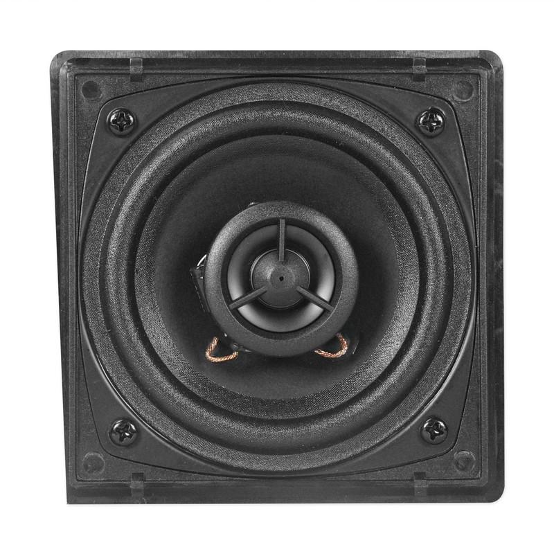 Rockville Cube Black Pair of 3.5" Black Home Theater Wall