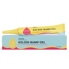 BASE LABORATORIES Keloid Bump Gel - Natural Piercing Bump & Keloid Scar Gel - For all Piercing Scars, Keloids & Bumps - 15ml
