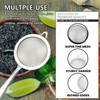 4 Pcs Tea Strainer Fine Mesh Tea Strainers for Loose