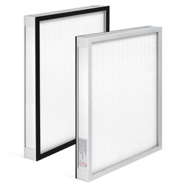 HSIAMEN F301H HEPA Filter Compatible with BlueDri Air Scrubber Air Shield 550 BD-AS-550 Air Purifiers & VEVOR Scrubber, 16x19x2 HEPA Filter 550, 2-Pack