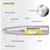 CGOLDENWALL Concrete Rebound Hammer Tester Resiliometer Test Meter Tool Within