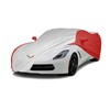 2014-2019 Corvette Intro-Tech Red Silver Car Cover with Logo
