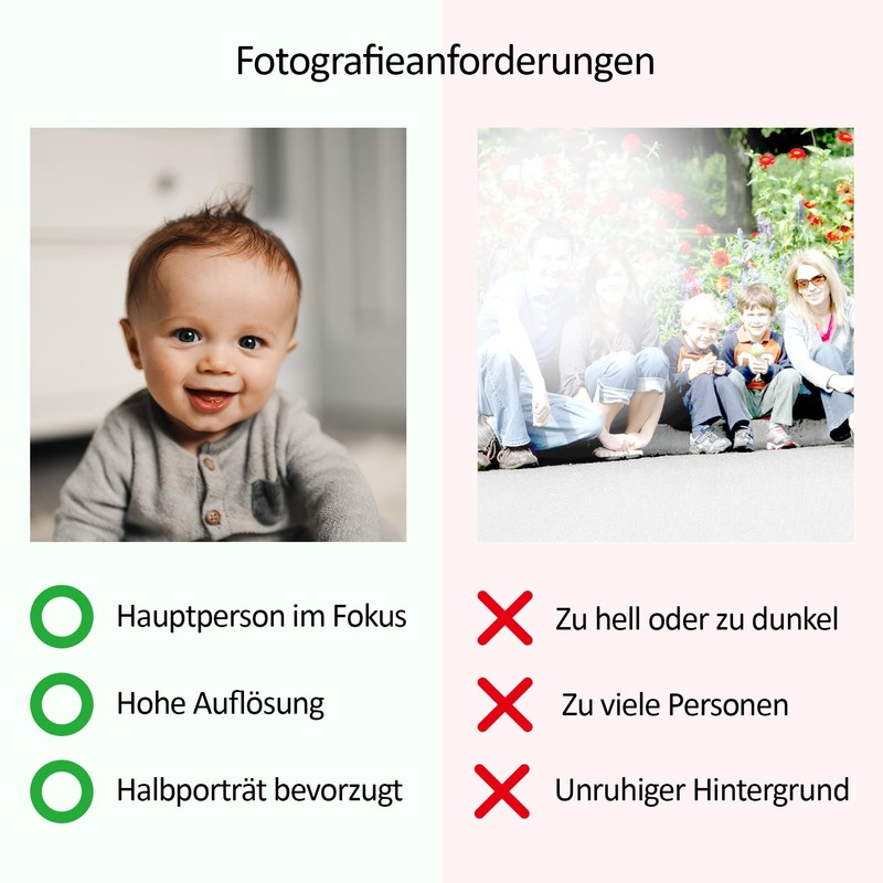 Rechteckiger Schlüsselanhänger aus Edelstahl – Foto & Gravur möglich |