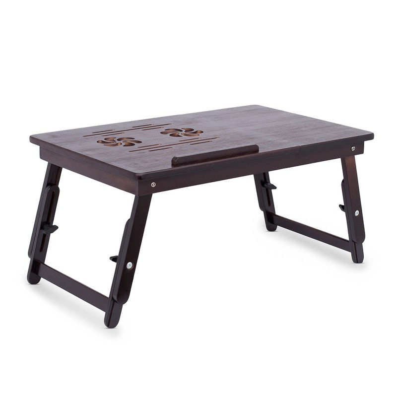 Sofia + Sam Bamboo Ventilation Lap Tray with Adjustable Legs