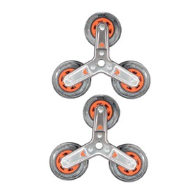 KiBcsLic 2X Stair Climbing Wheels Shopping Cart Wheels Replacement Accessories,Portable Stair Climber Utility Cart Stair Wheels