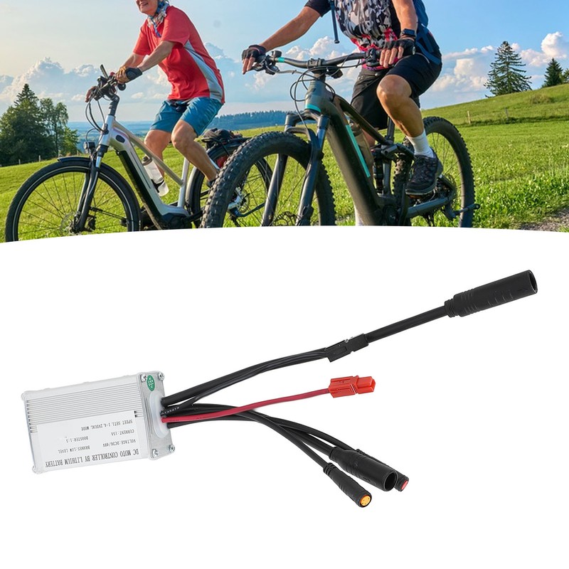 Electric Bike Motor Controller 15A Brushless Square Wave Controller with