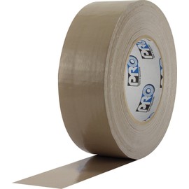ProTapes Pro Duct 120 PE-Coated Cloth Premium Industrial Grade Duct Tape, 60 yds Length x 2" Width, Tan (Pack of 1)