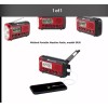 Midland Emergency Alert Weather Radio Portable W/Flashlight, Black Red ER50