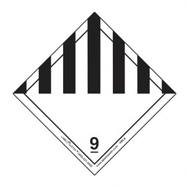 Labelmaster HML9C Miscellaneous Dangerous Goods Label, Paper, Hazmat, 4" x 4" (Pack of 100)