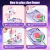 Trubic 2-in-1 Flower Craft Making Set, One Press DIY Flower