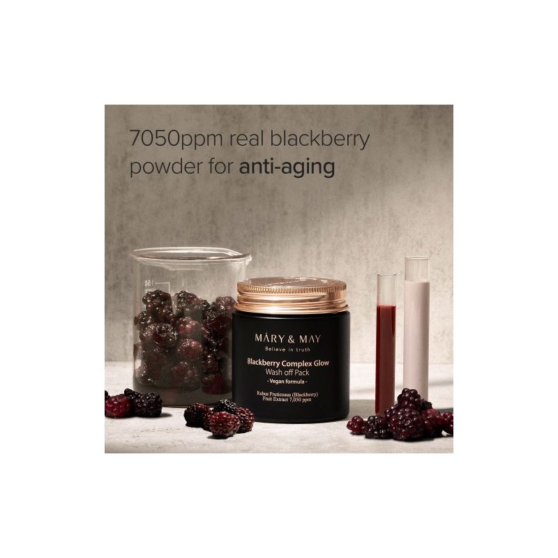 Mary&May [Mary&May]Blackberry Complex Glow Washoff Pack 125g