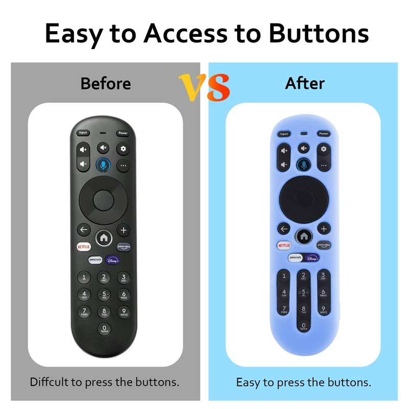 LEFXMOPHY Blue Cover for Xumo TV Remote Silicone Case for