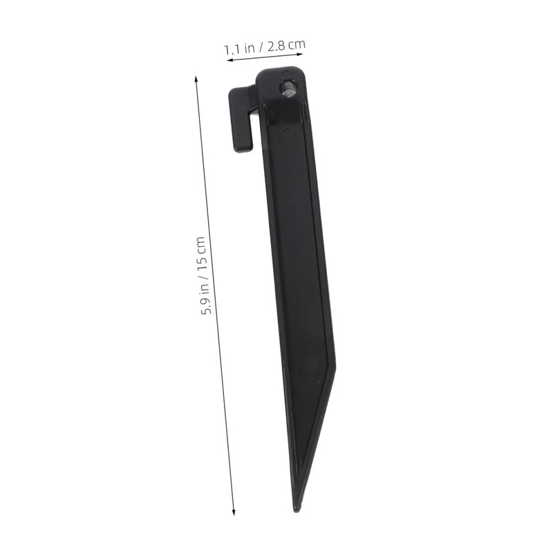 ABOOFAN 50pcs Heavy Duty Plastic Tent Stakes Windproof Ground Pegs