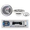Jensen Pyle Bluetooth Marine Receiver, 2x 6.5" 150 Watt Silver