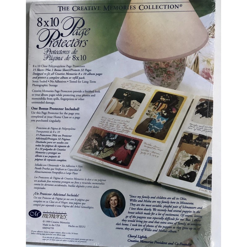 The Creative Memories Collection 8 x 10 Page Protectors 15