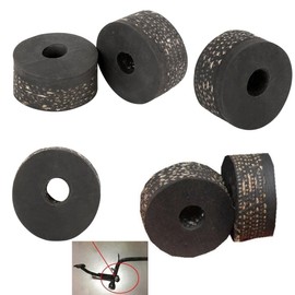 YehVeh 10 Pack Motorcycle Center Stand Rubber Bushing Washer Replacement Cushion Gasket Pad Buffer Grommet for Motor Bike Middle Kickstand Bracket Ebike Double Leg Centerstand Parking Support Foot