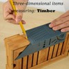 Ezonedeal Woodworking Scribe 3D Mitre Multi Angle Measuring Ruler Square